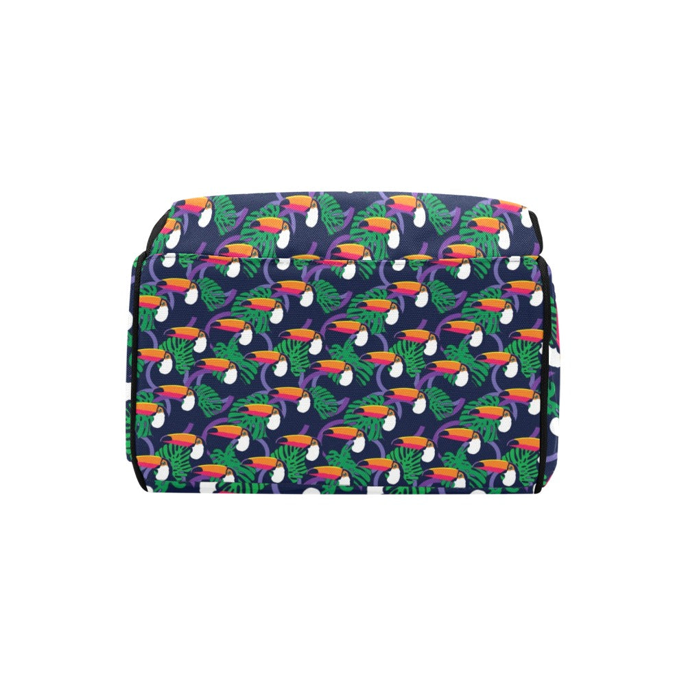 Toucan Print Design LKS302 Diaper Bag Backpack