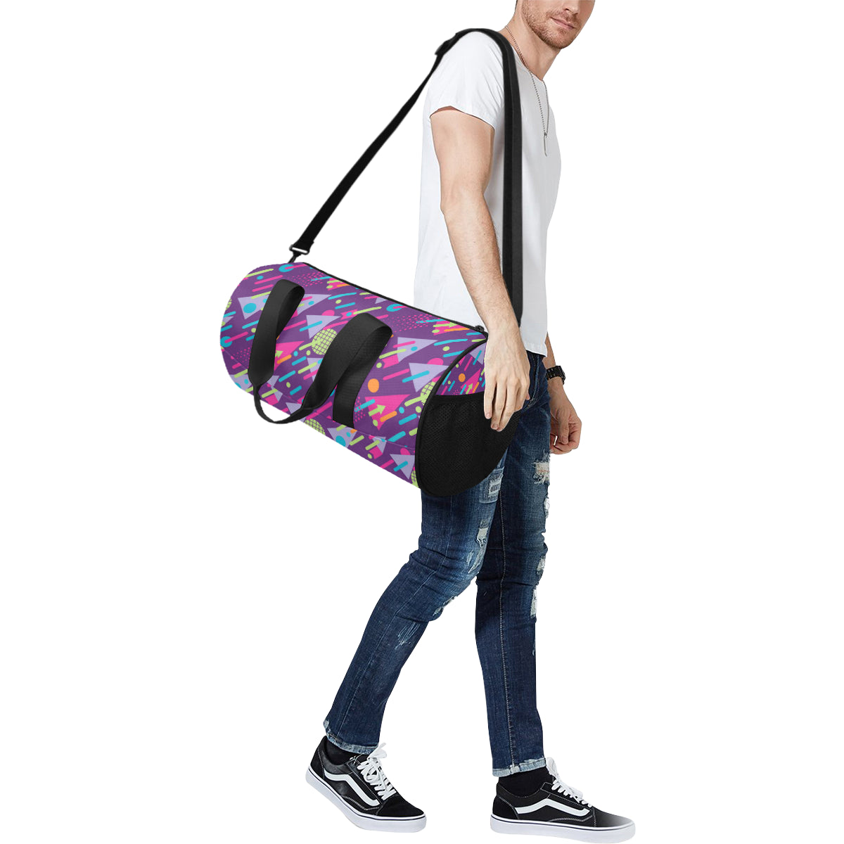 90s Pattern Print Design 4 Duffel Bag