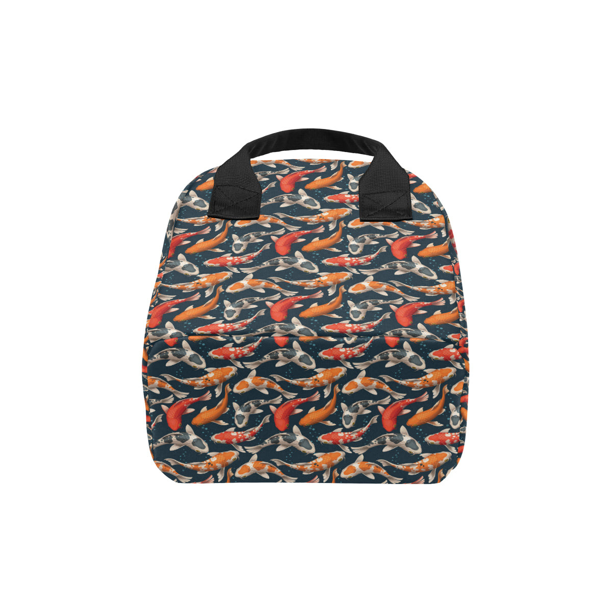 Koi Carp Cute Design Themed Print Insulated Lunch Bag