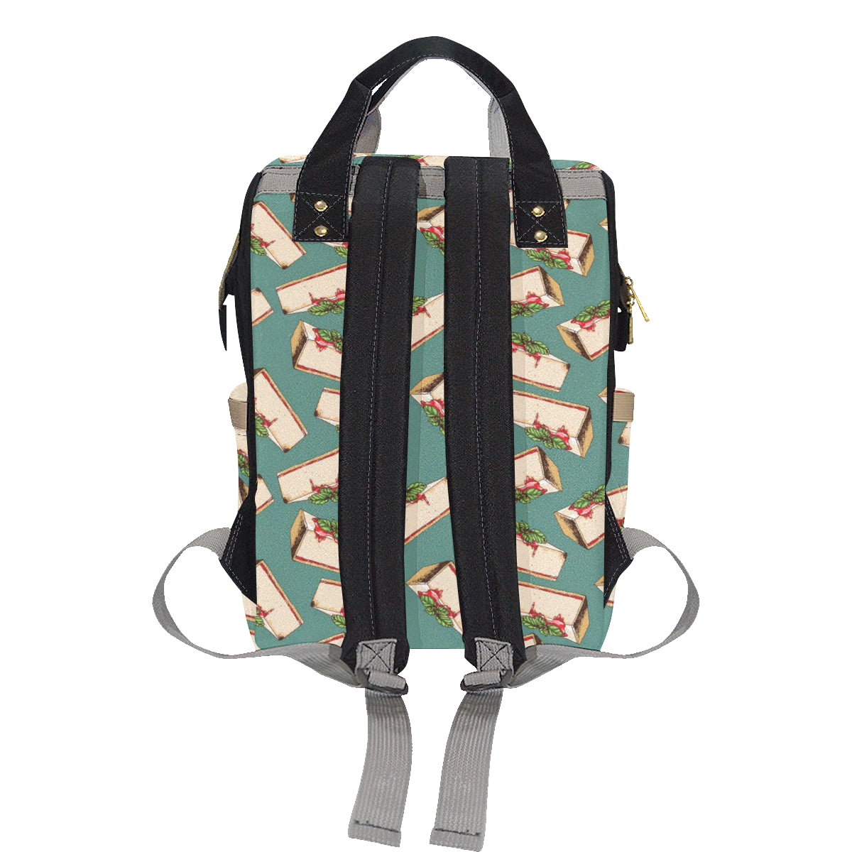 Cheesecake Pattern Print Design CK02 Diaper Bag Backpack