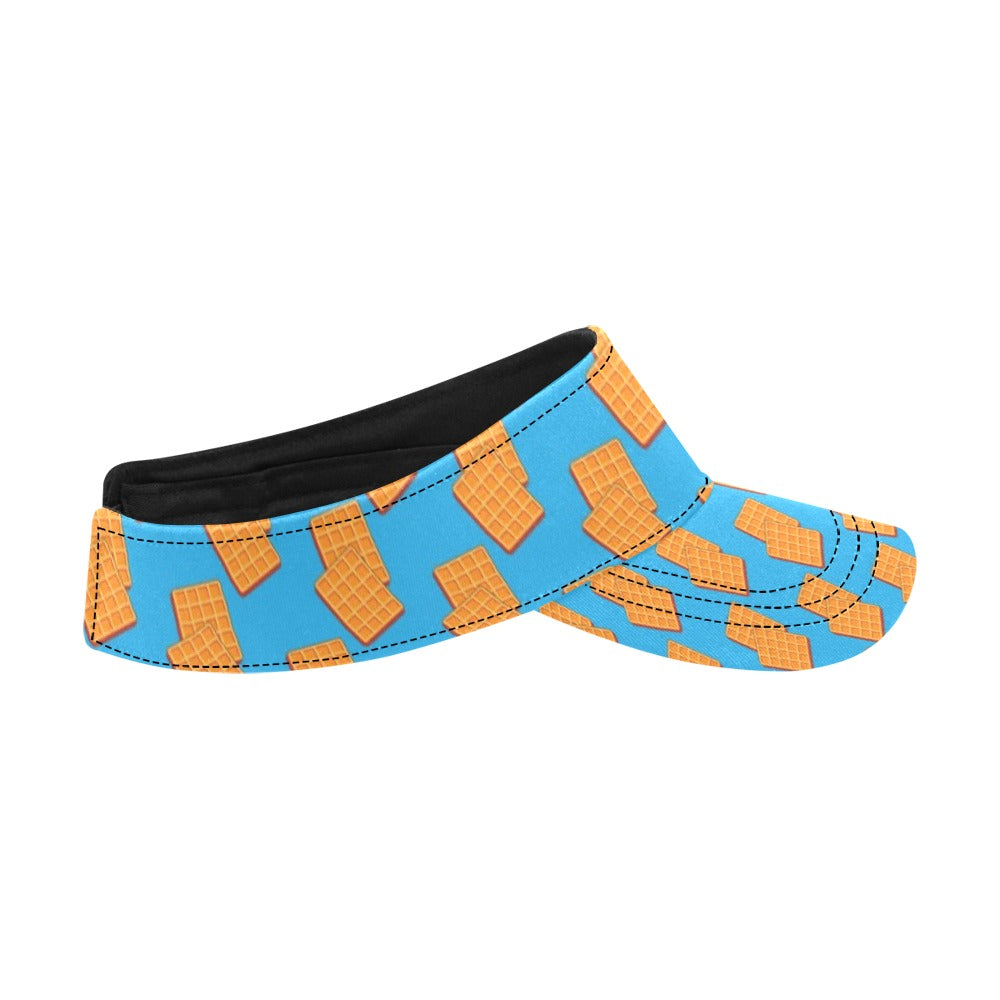 Waffle Print Design LKS304 Unisex Sun Visor