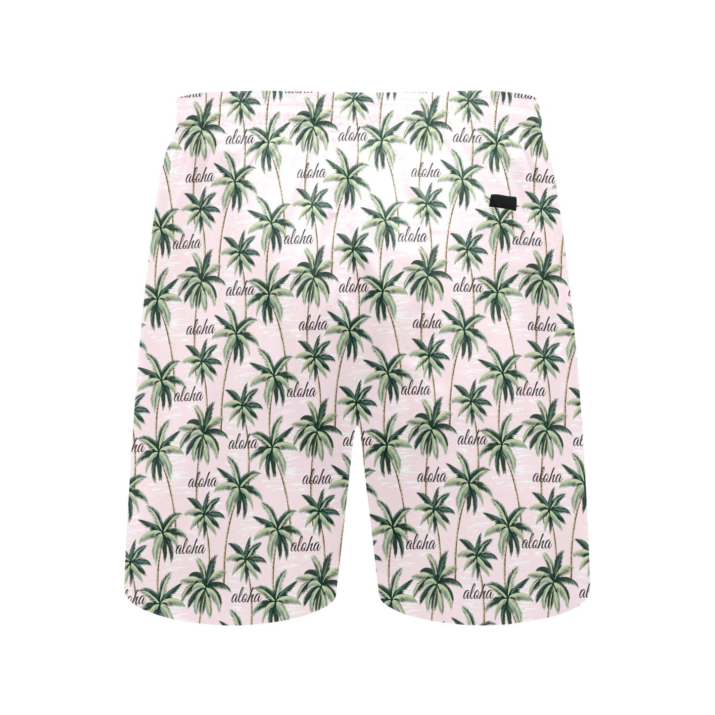 Aloha Beach Pattern Design Themed Print Men's Swim Trunks Beach Shorts