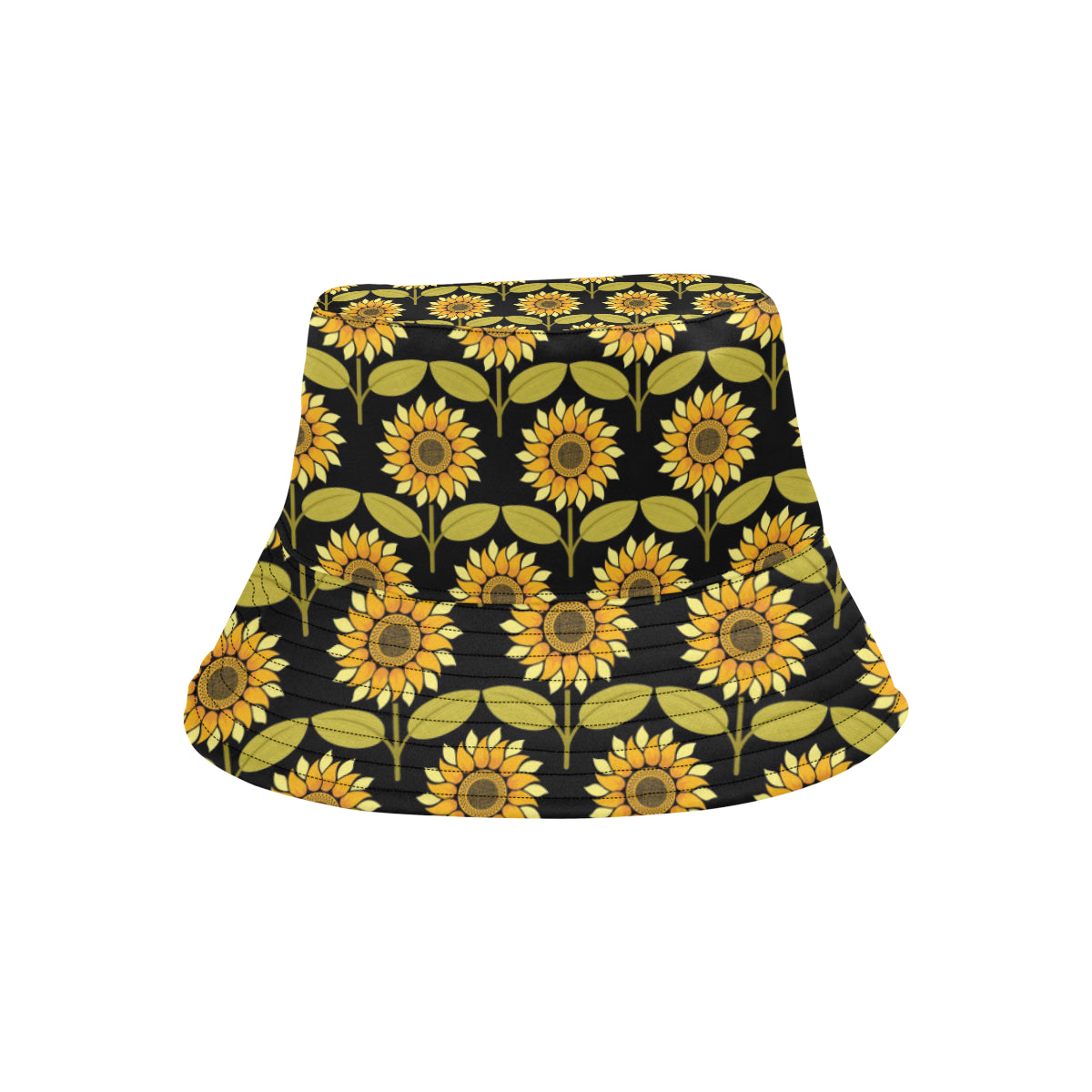 Sunflower Pattern Print Design SF015 Unisex Bucket Hat