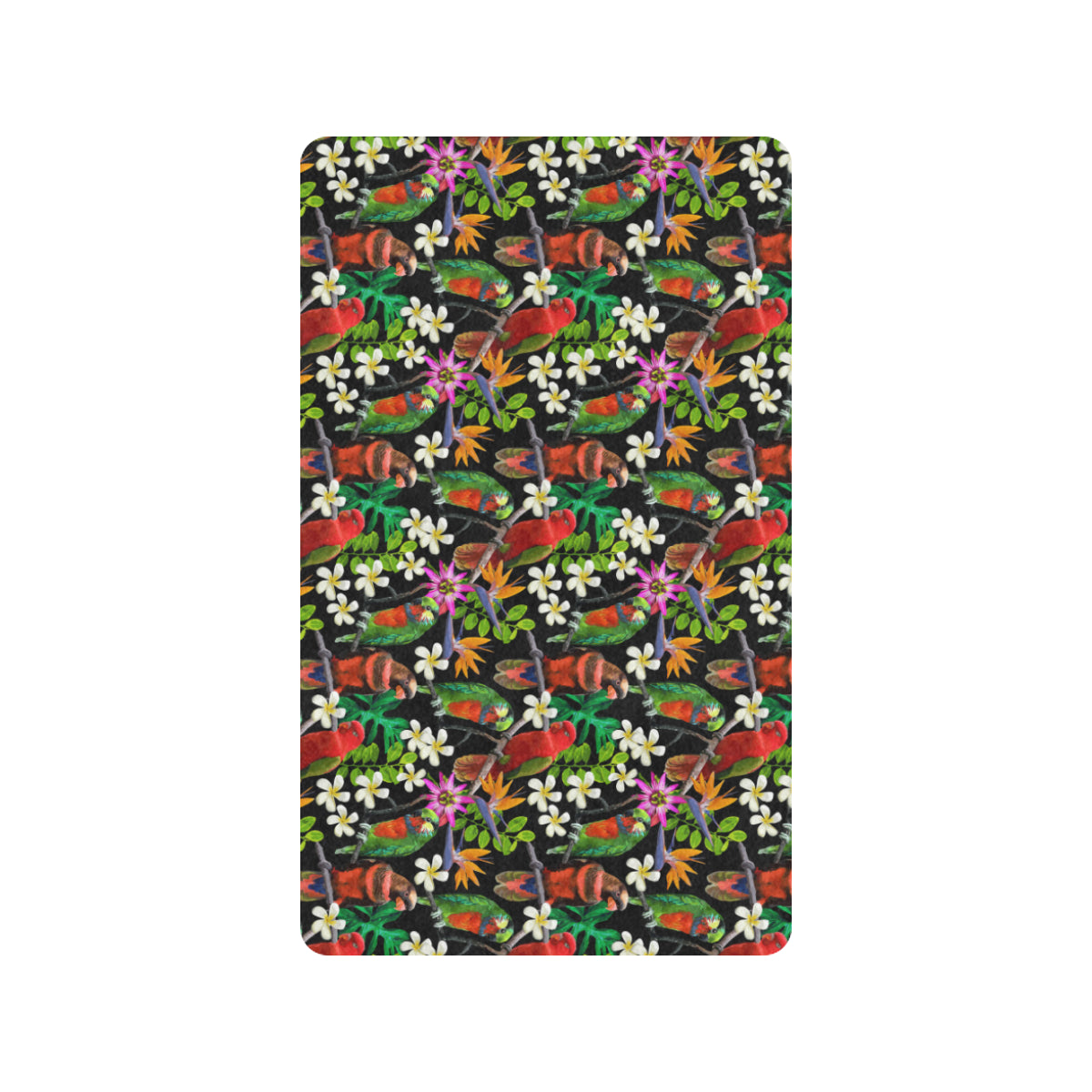 Parrot Design Print Rubber Doormat
