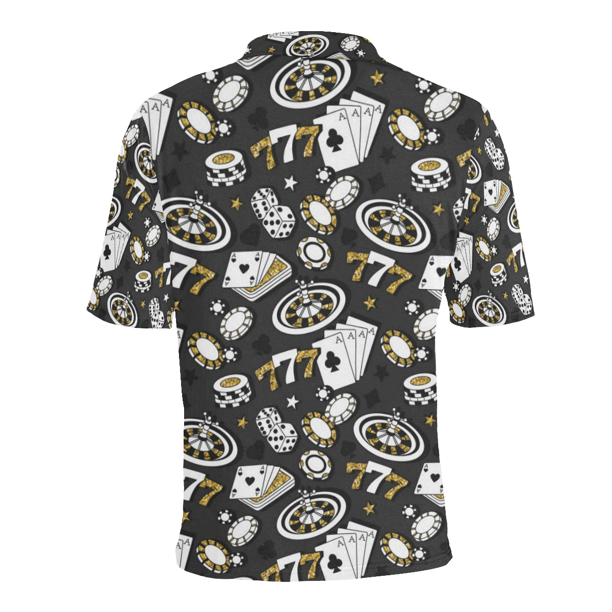 Casino Pattern Print Design 05 Men Polo Shirt
