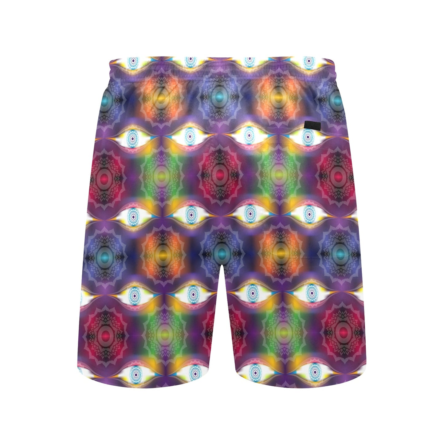 Chakra Eye Print Pattern Men's Swim Trunks Beach Shorts