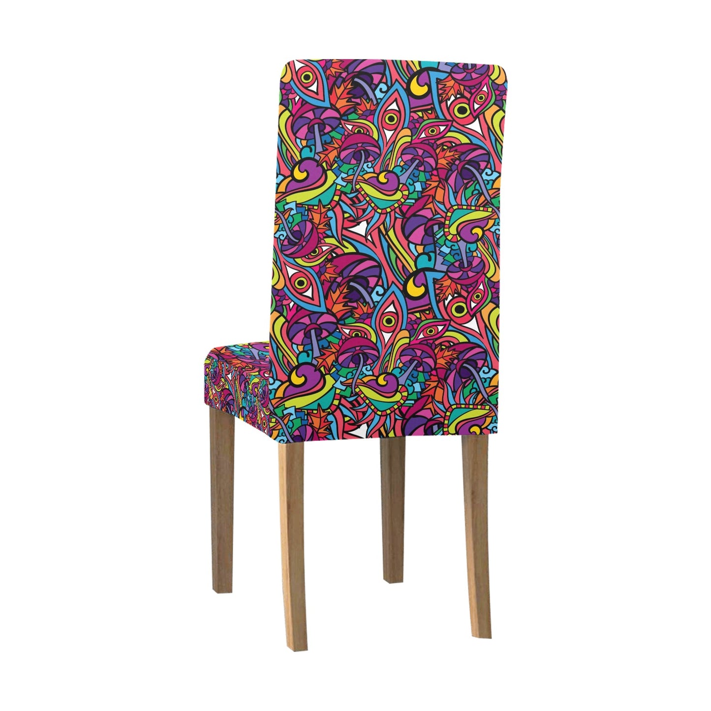 Trippy Print Design LKS302 Dining Chair Slipcover