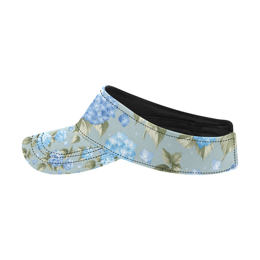 Hydrangea Pattern Print Design 01 Unisex Sun Visor