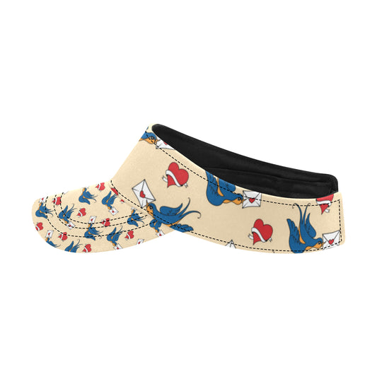 Swallow Bird Pattern Print Design 05 Unisex Sun Visor