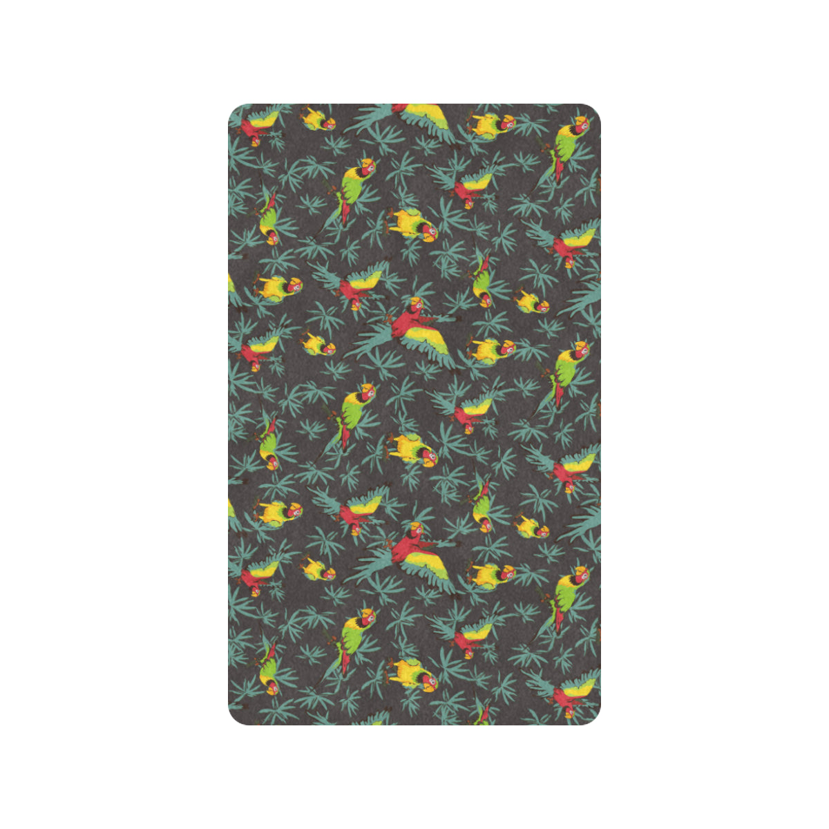 Parrot Themed Print Rubber Doormat