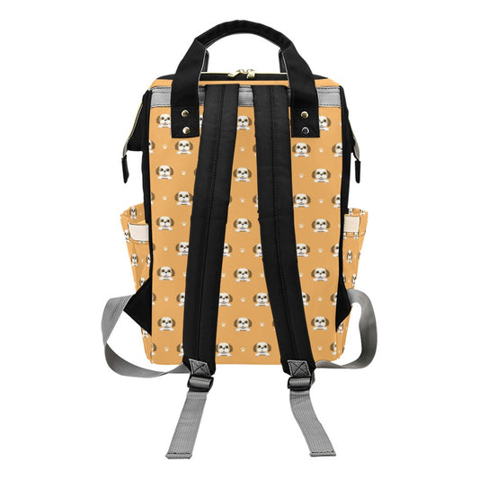 Shih Tzu Print Design LKS303 Diaper Bag Backpack