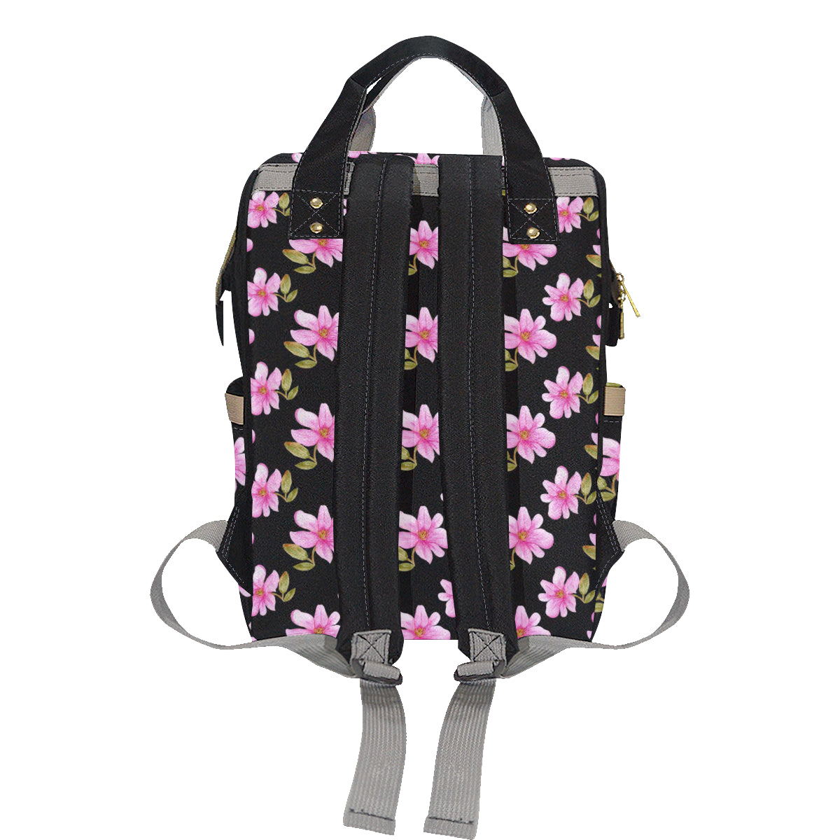 Magnolia Pattern Print Design MAG06 Diaper Bag Backpack