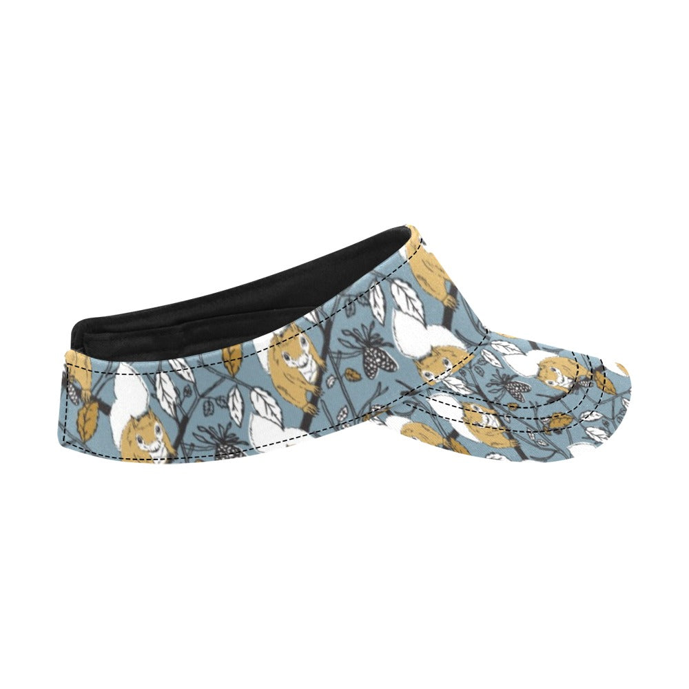 Squirrel Print Design LKS305 Unisex Sun Visor