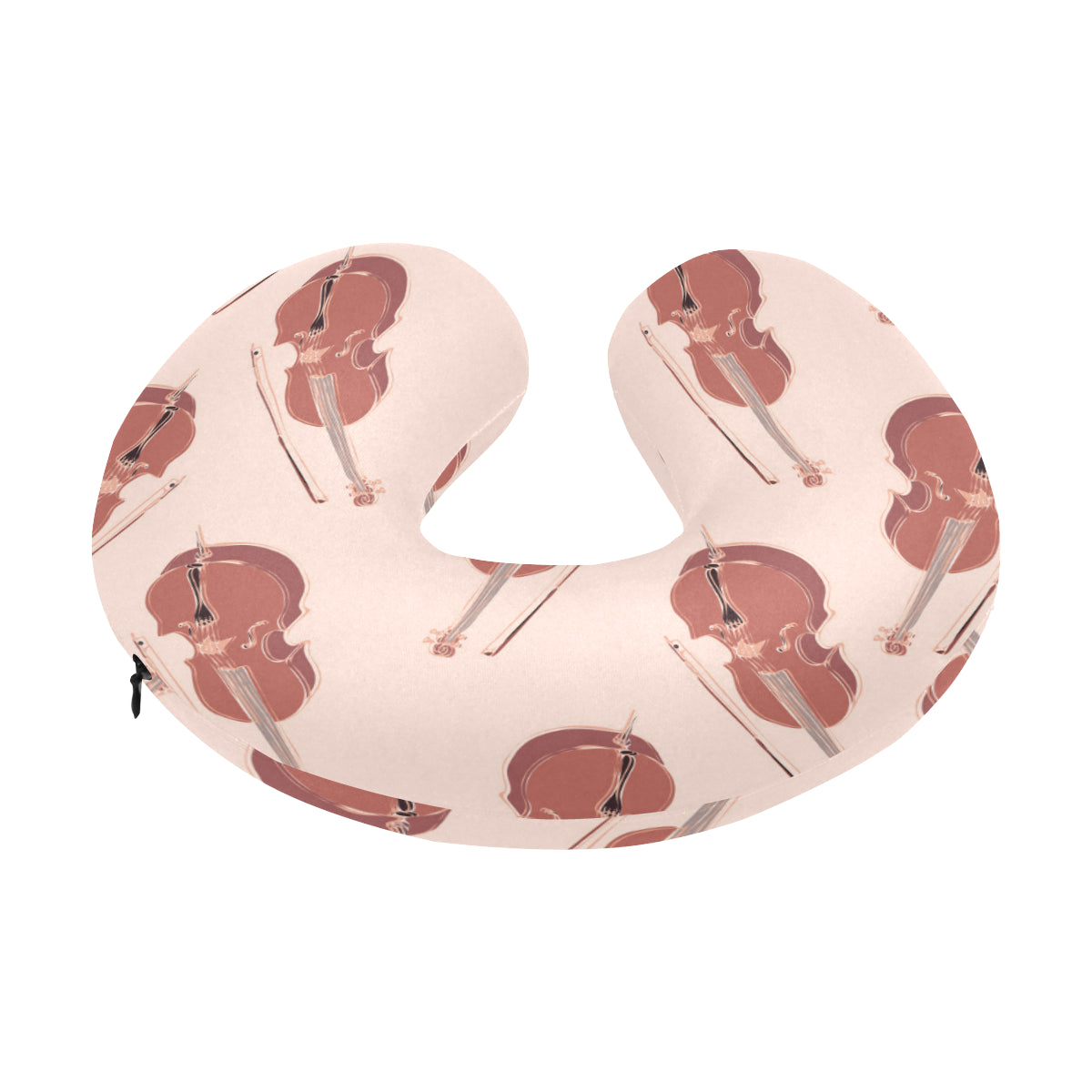 Cello Pattern Print Design 03 U-Shaped Travel Neck Pillow