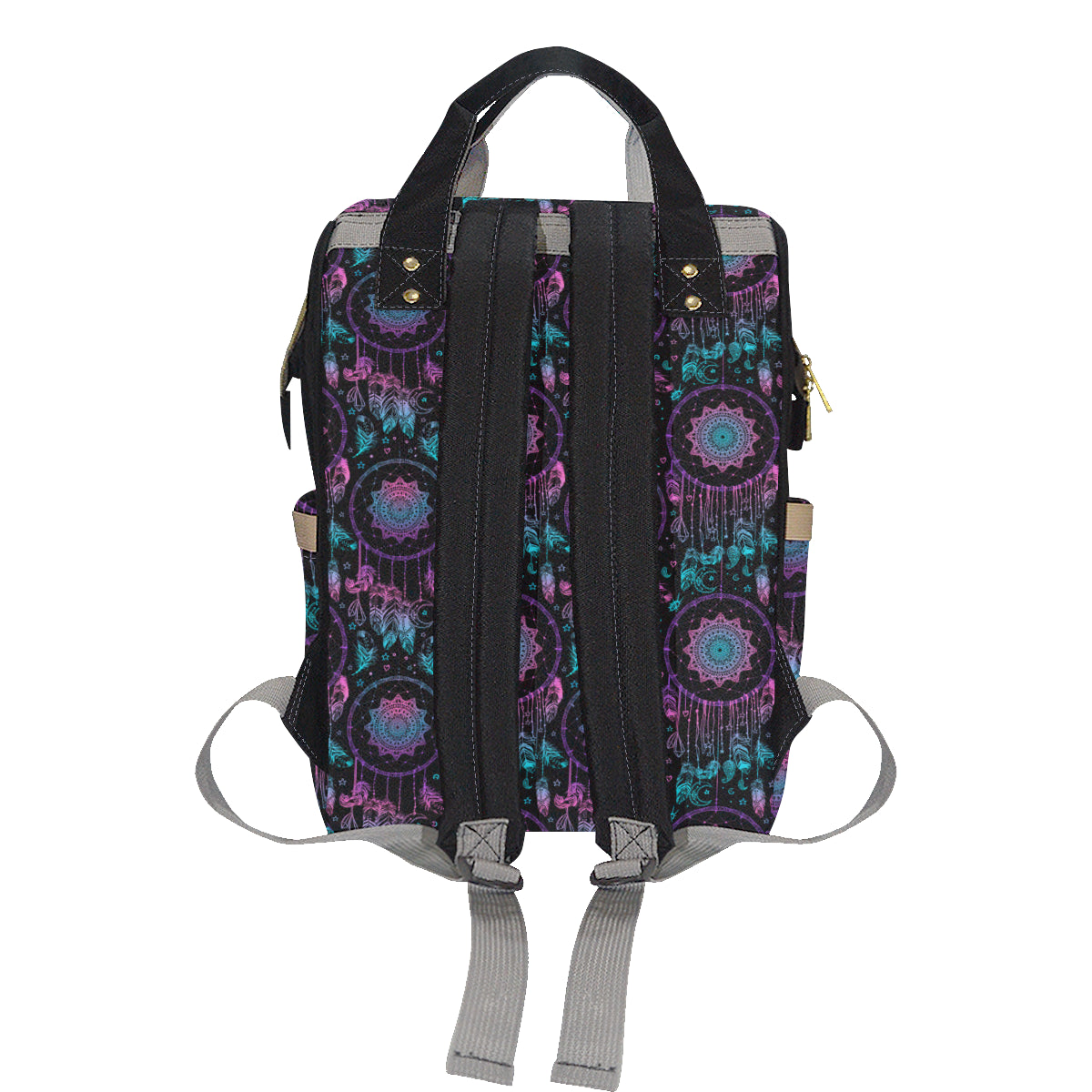 Dream catcher boho mandala Diaper Bag Backpack