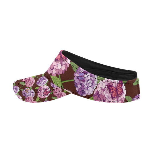 Hydrangea Pattern Print Design HD08 Unisex Sun Visor