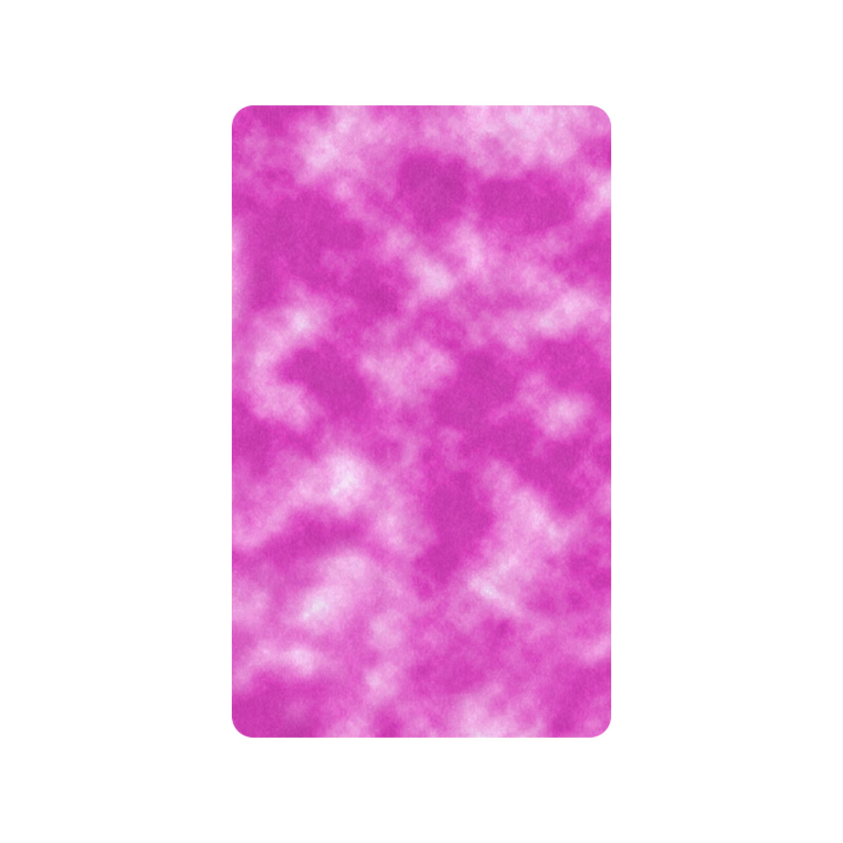Tie Dye Pink Design Print Rubber Doormat