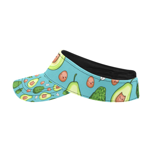 Avocado Pattern Print Design AC05 Unisex Sun Visor