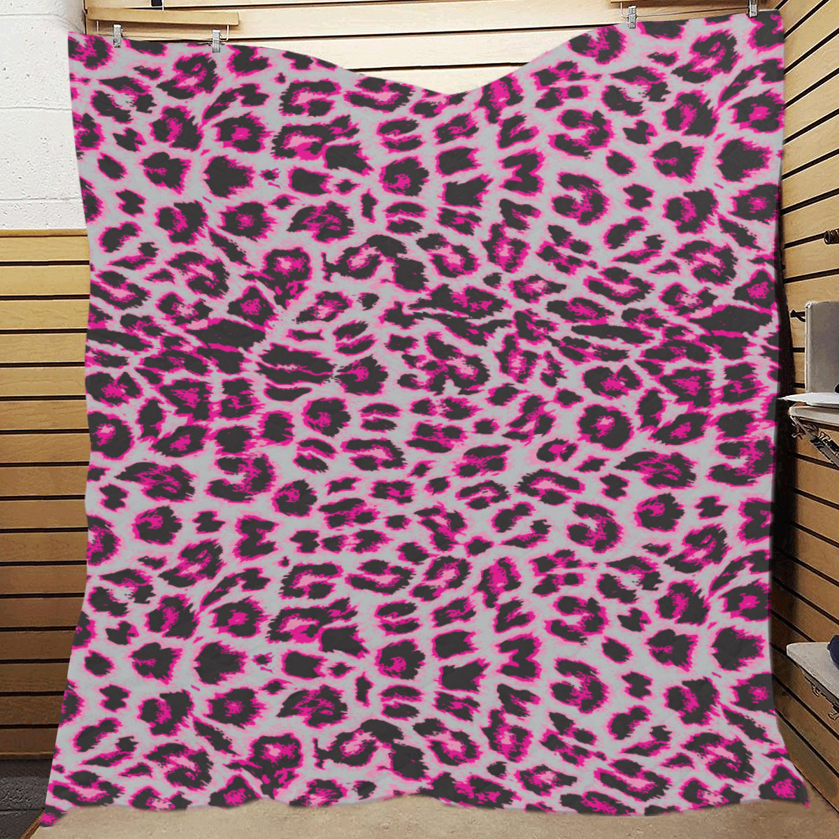 Leopard Pattern Print Design 02 Premium Quilt