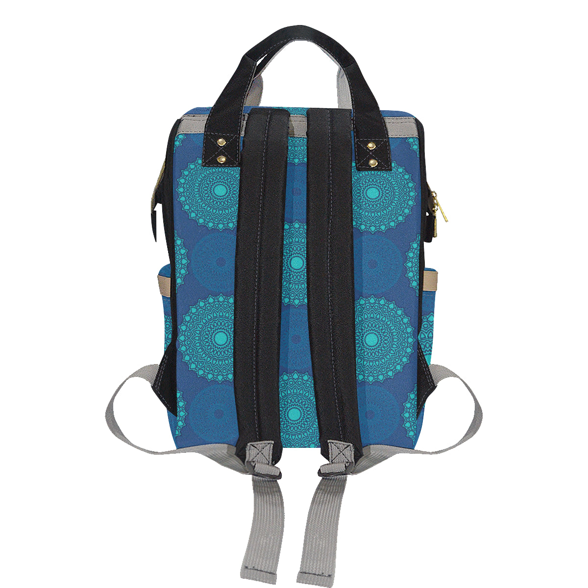 Medallion Pattern Print Design 04 Diaper Bag Backpack