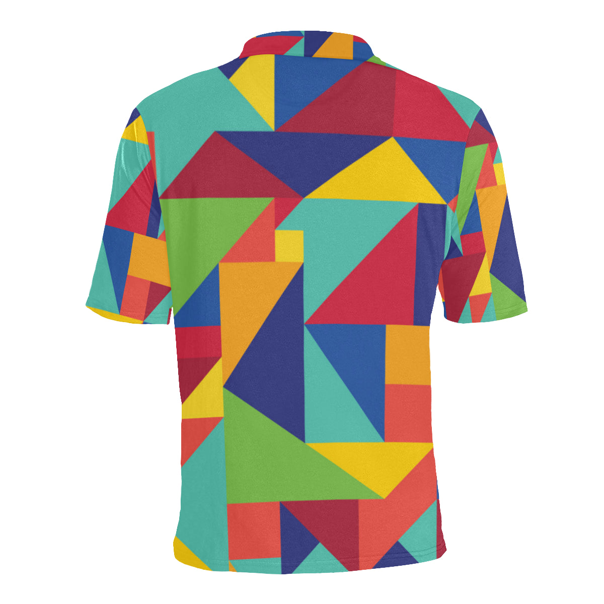 Mosaic Pattern Print Design 01 Men Polo Shirt