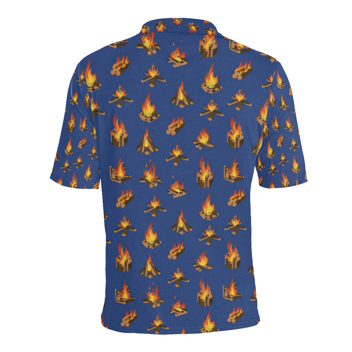 Campfire Pattern Print Design 03 Men Polo Shirt