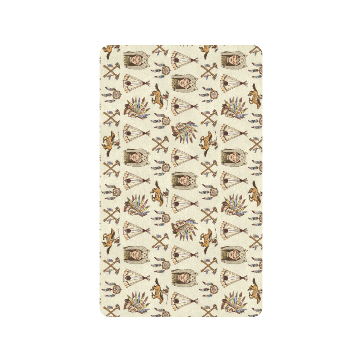 Native Indian Pattern Design Print Rubber Doormat