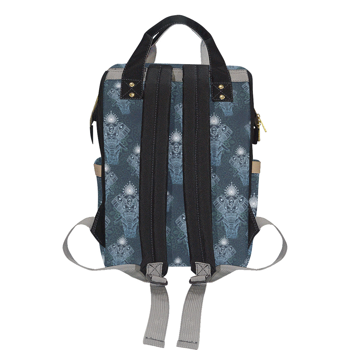 Elephant Mandala Diaper Bag Backpack