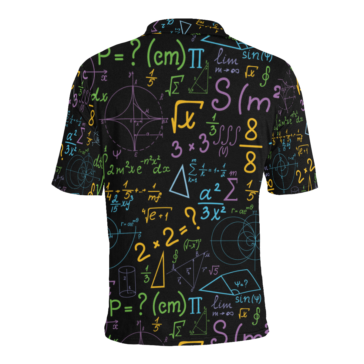 Math Pattern Print Design 03 Men Polo Shirt