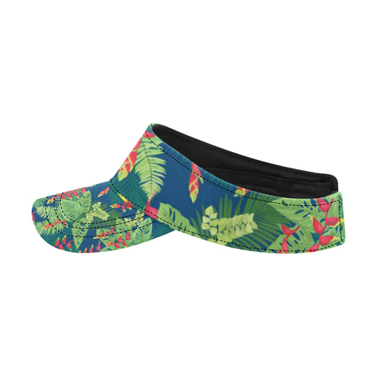 Heliconia Pattern Print Design HL08 Unisex Sun Visor