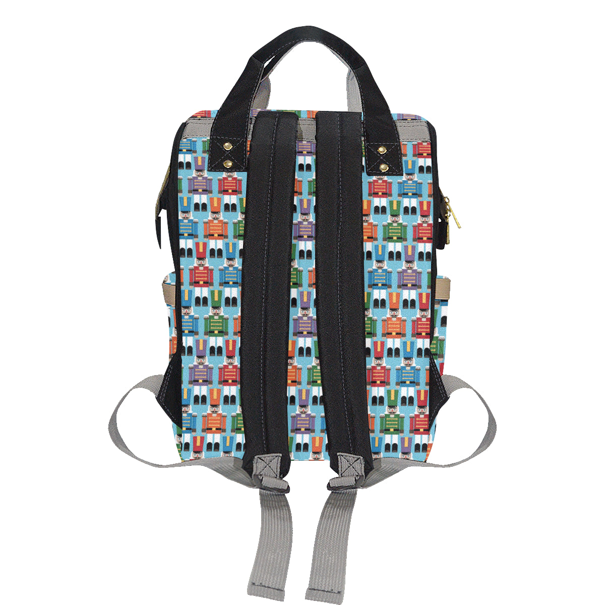 Nutcracker Pattern Print Design A02 Diaper Bag Backpack