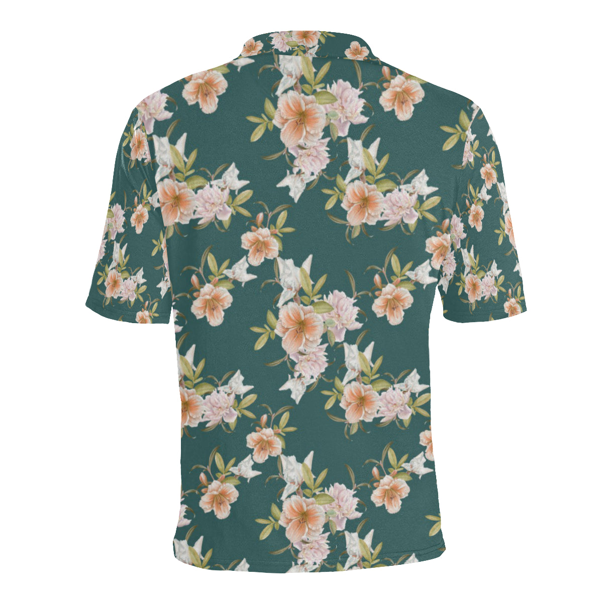 Iris Pattern Print Design IR01 Men Polo Shirt