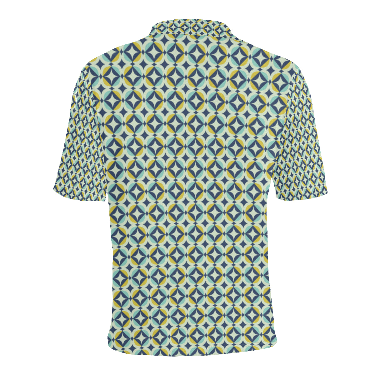 Swedish Design Pattern Men Polo Shirt