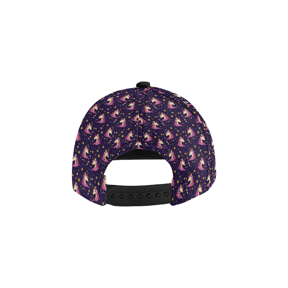Unicorn Princess Star Sparkle Snapback Cap