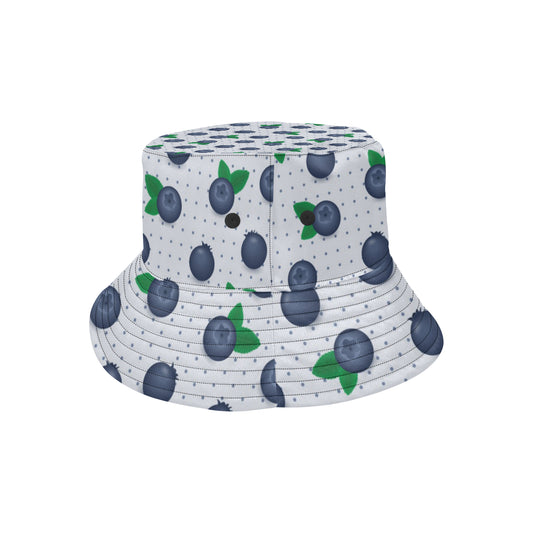 Blueberry Pattern Print Design BB02 Unisex Bucket Hat