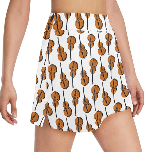 Cello Print Design LKS403 17" Golf & Pickleball Skort with Pockets