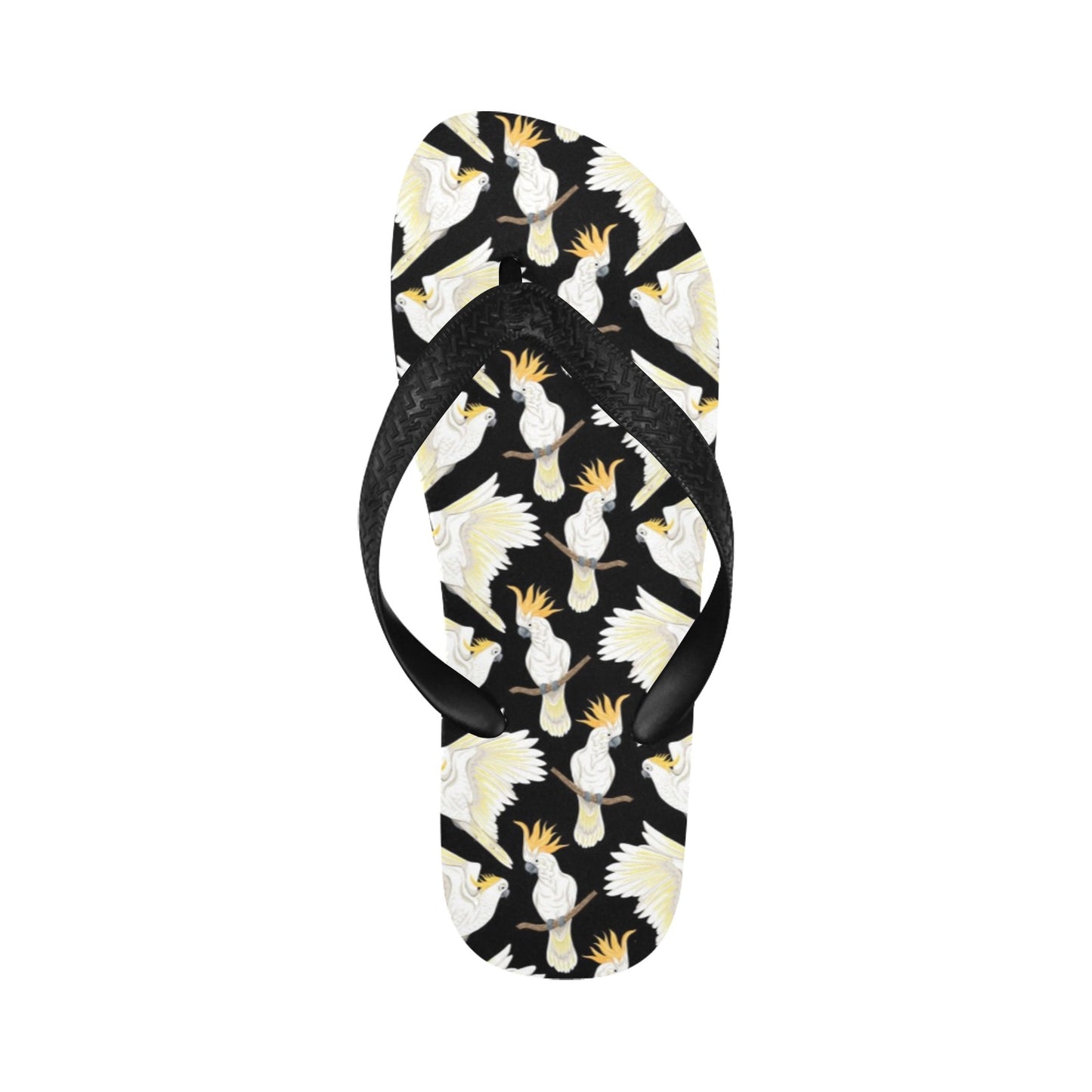 Cockatoo Print Design LKS402 Flip Flops