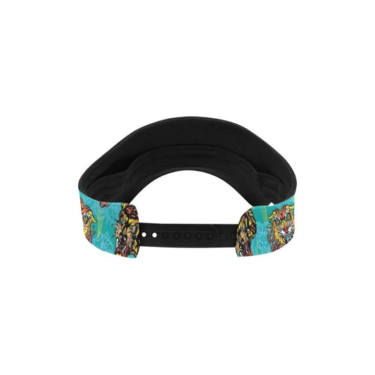 Tattoo Tiger Head Print Design LKS304 Unisex Sun Visor