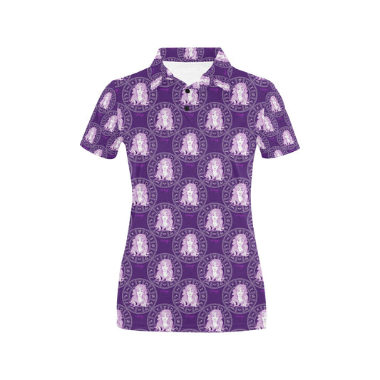 Virgo Print Design LKS301 Women's Polo Shirt