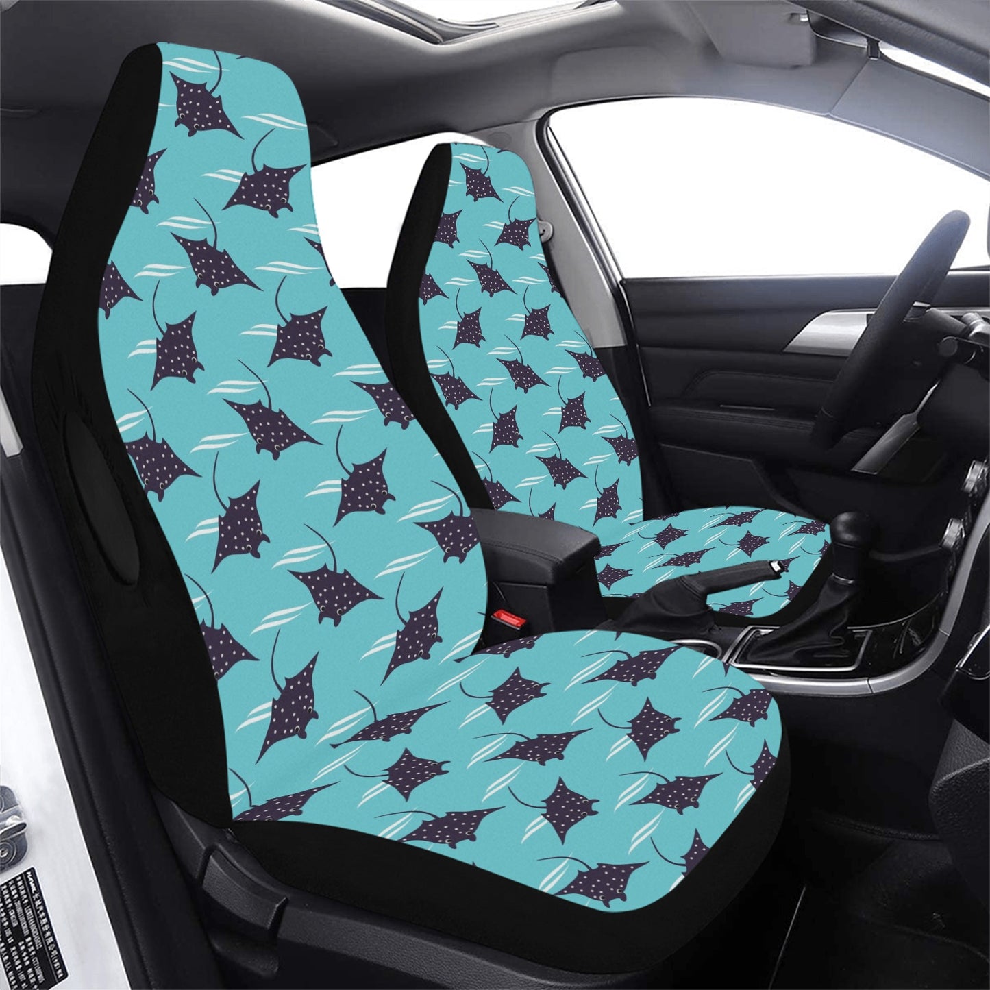Manta Ray Print Design LKS403 Car Seat Covers