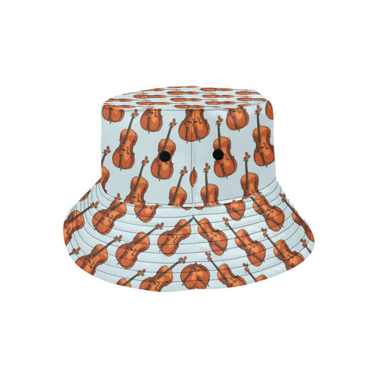 Violin Print Design LKS406 Unisex Bucket Hat