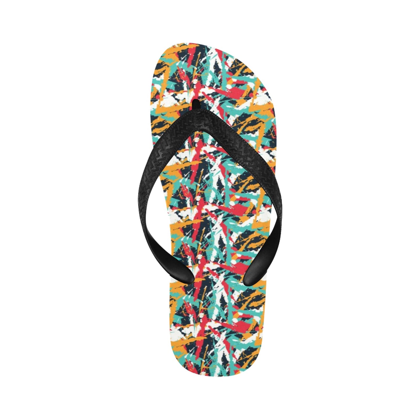 Splatter Print Design LKS304 Flip Flops
