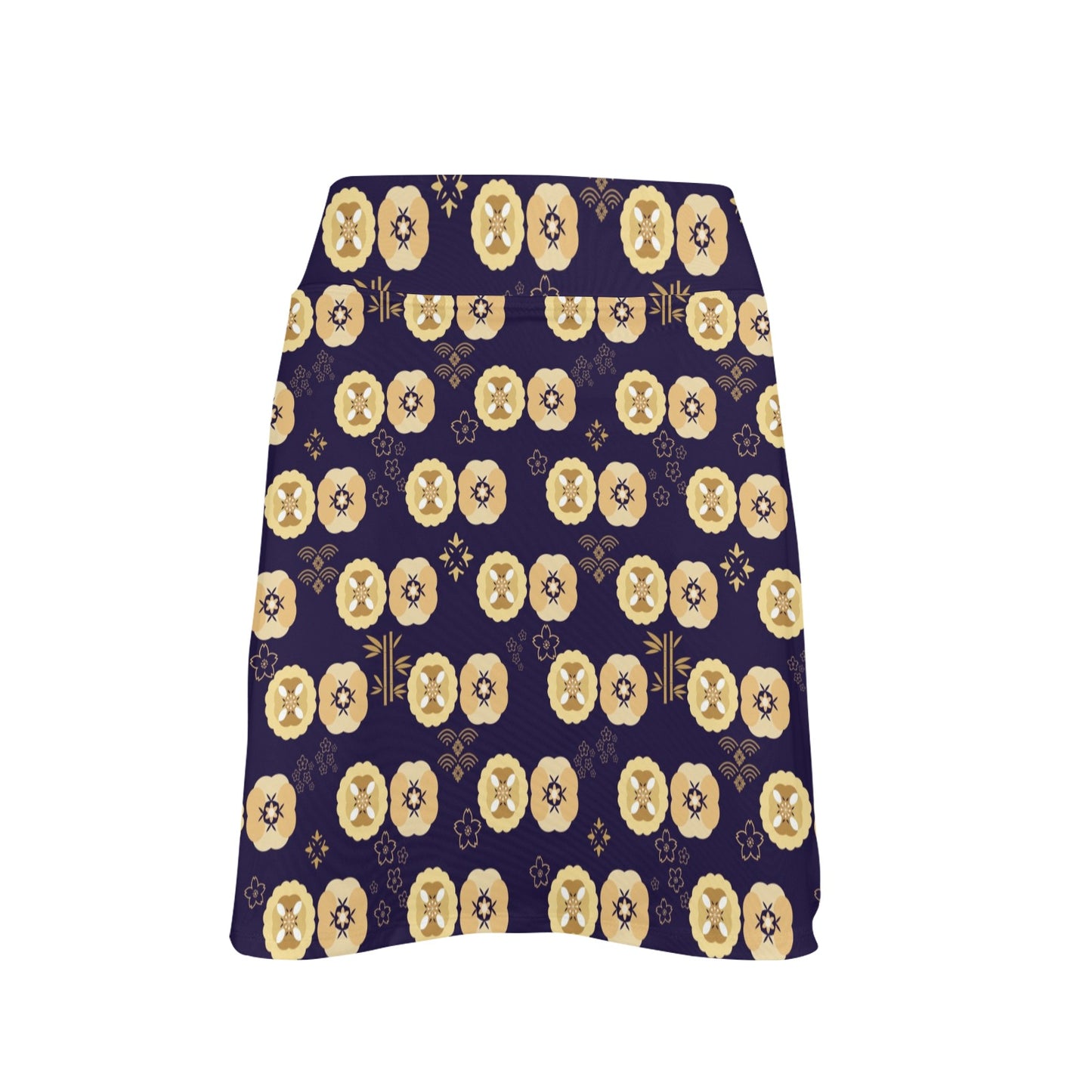 Sakura Print Design LKS303 Women's Golf Skirt with Pocket