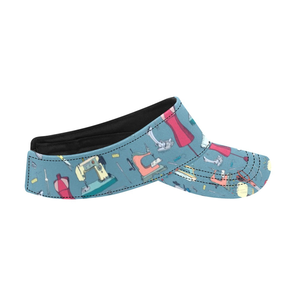 Sewing Equipment Print Design LKS301 Unisex Sun Visor