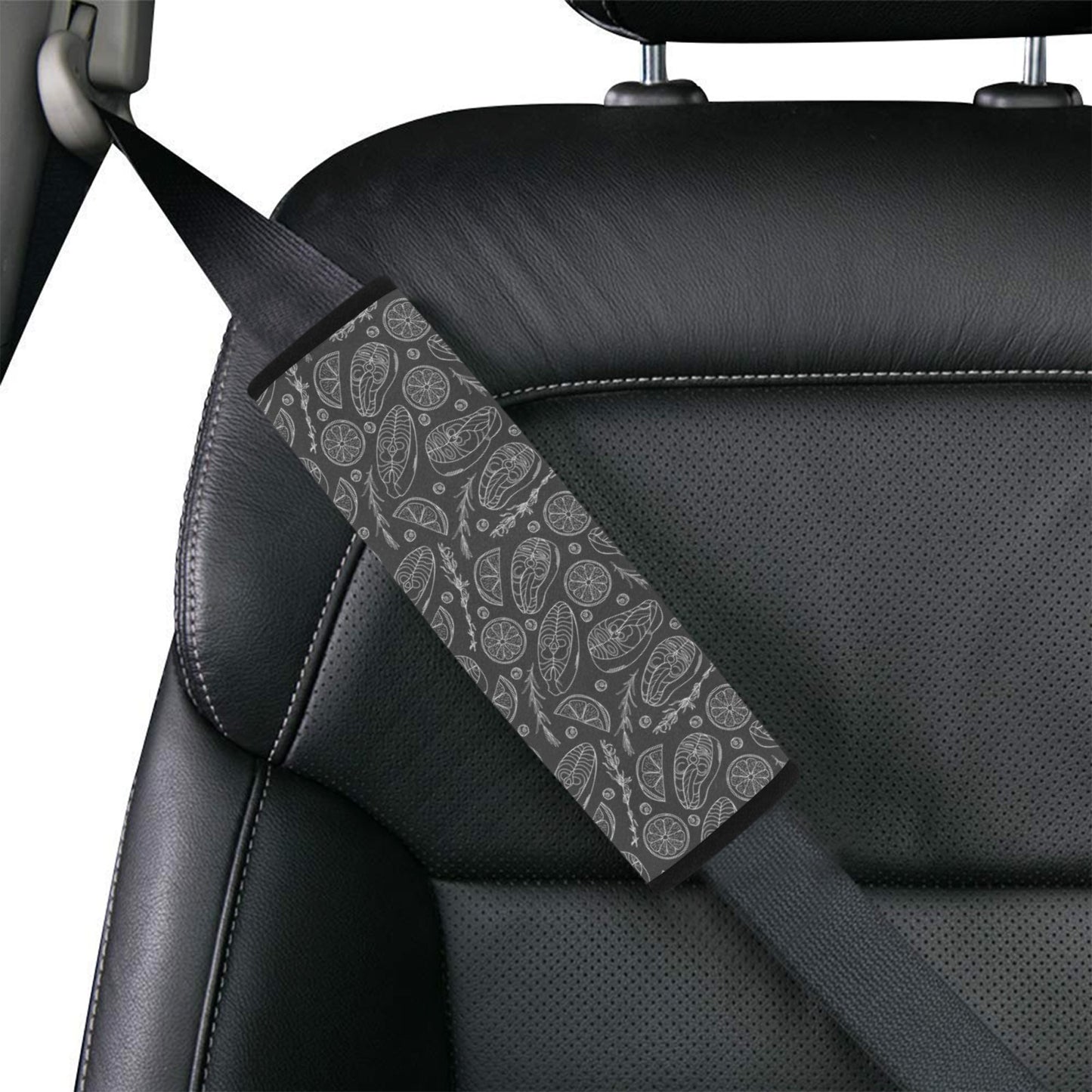 Steak Print Design LKS301 Car Seat Belt Cover