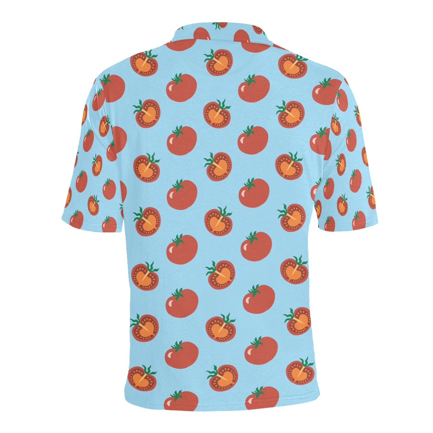 Tomato Print Design LKS304 Men Polo Shirt