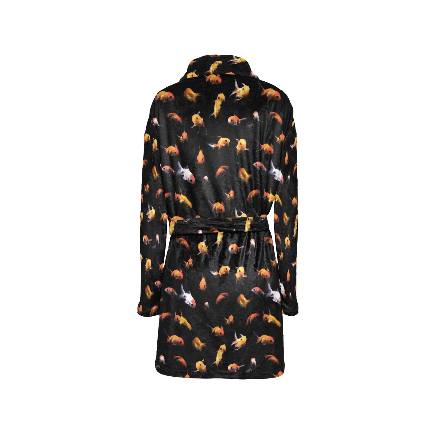 Goldfish Print Design LKS402 Women's Fleece Robe