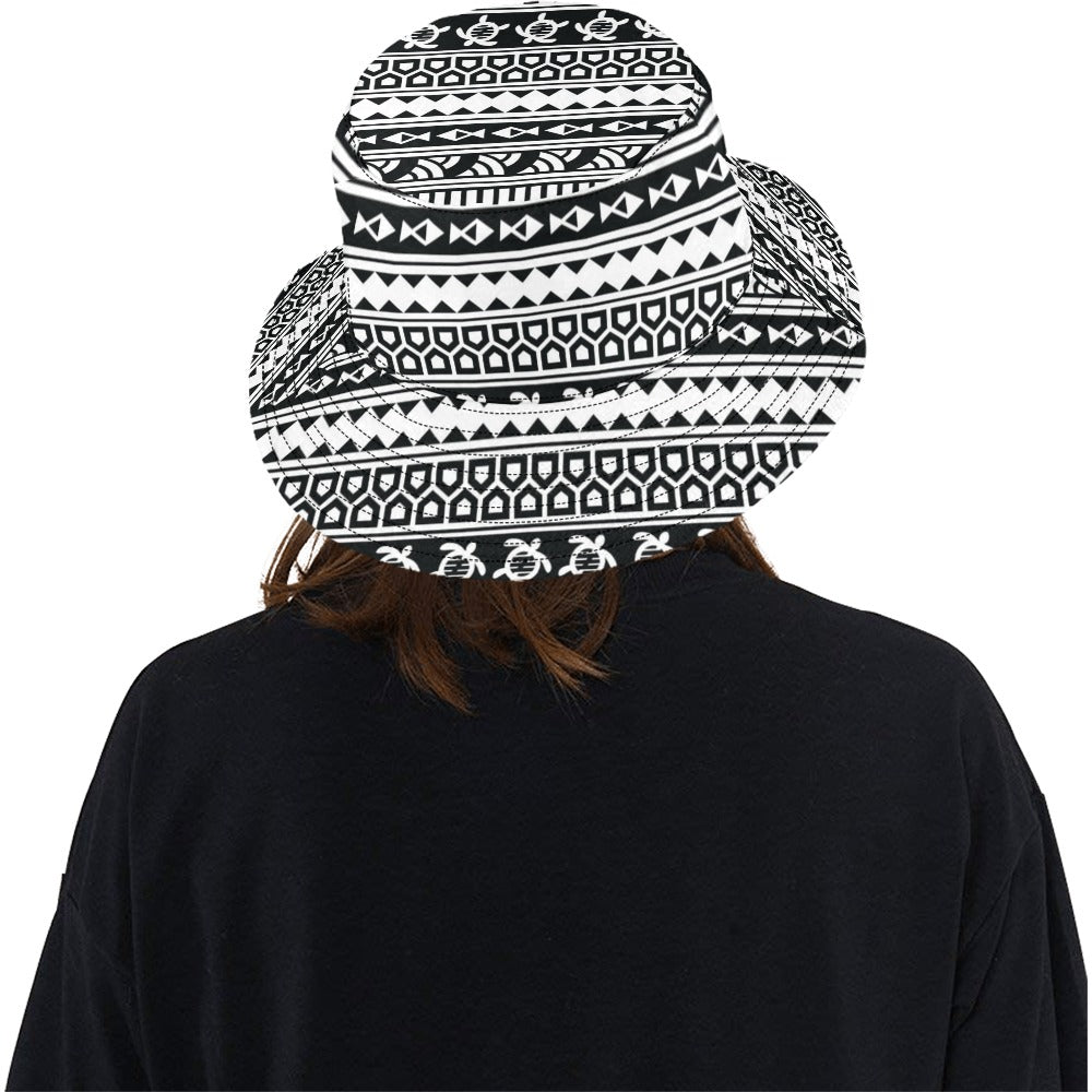 Samoan Pattern Print Design LKS303 Unisex Bucket Hat