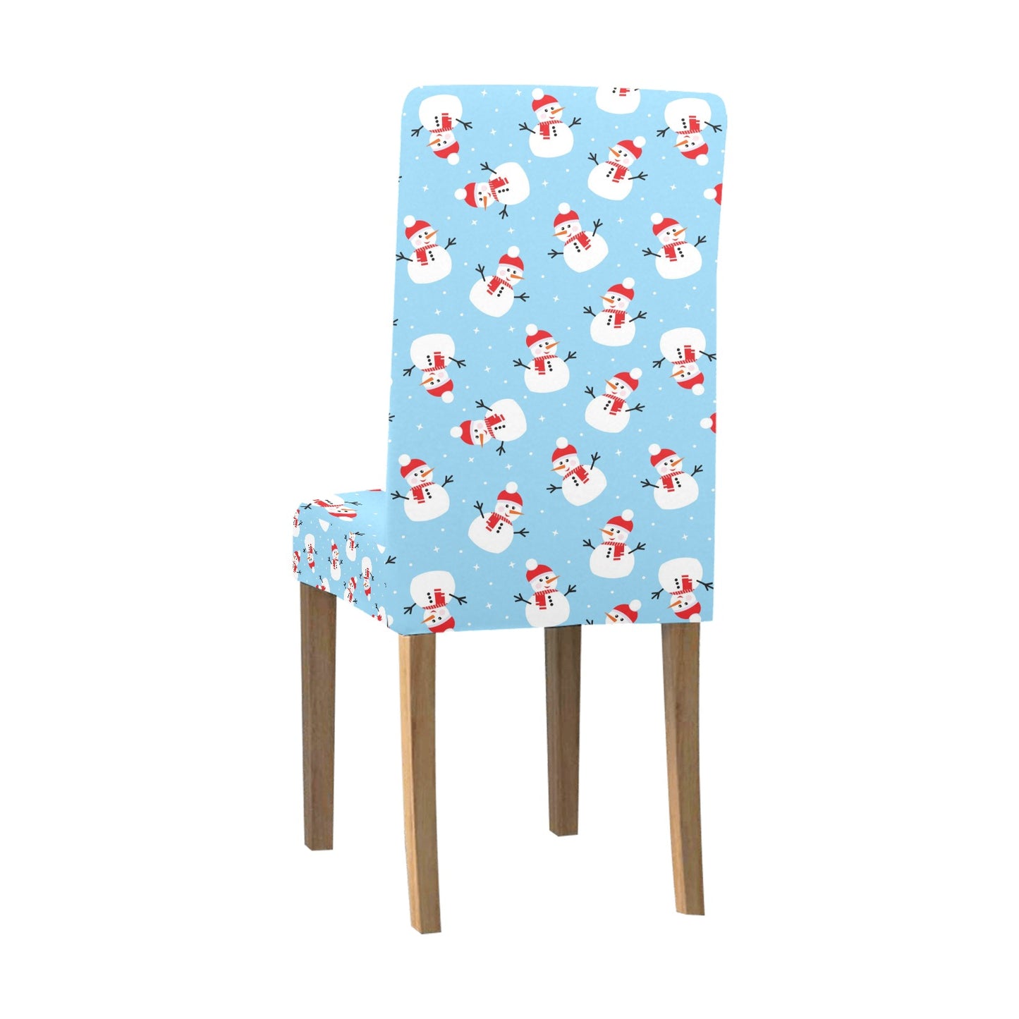 Snowman Print Design LKS305 Dining Chair Slipcover