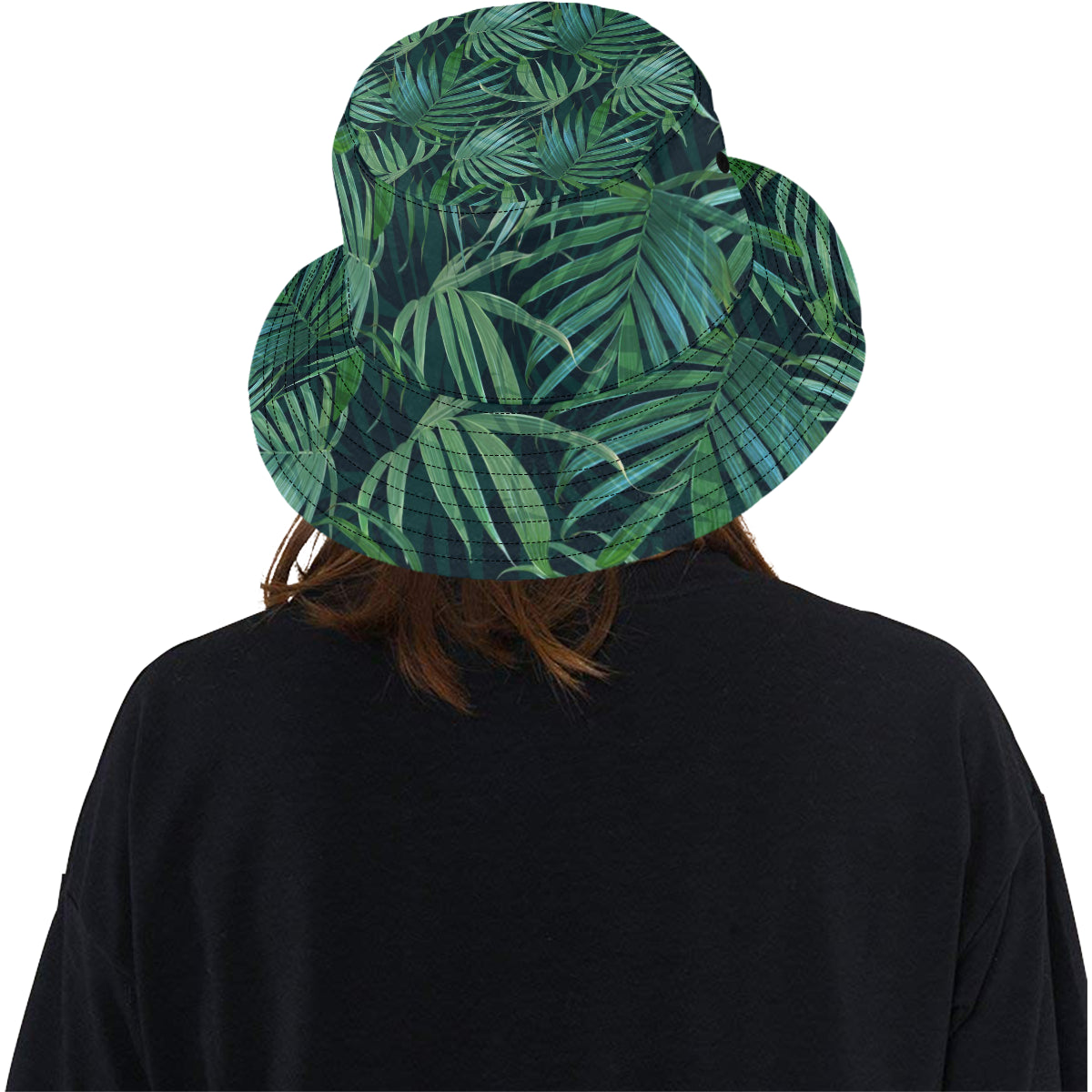 Tropical Flower Pattern Print Design TF011 Unisex Bucket Hat